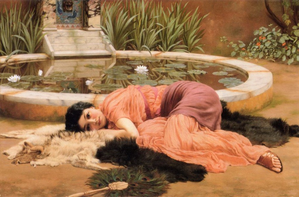 John William Godward - Dolce Far Niente (1904)