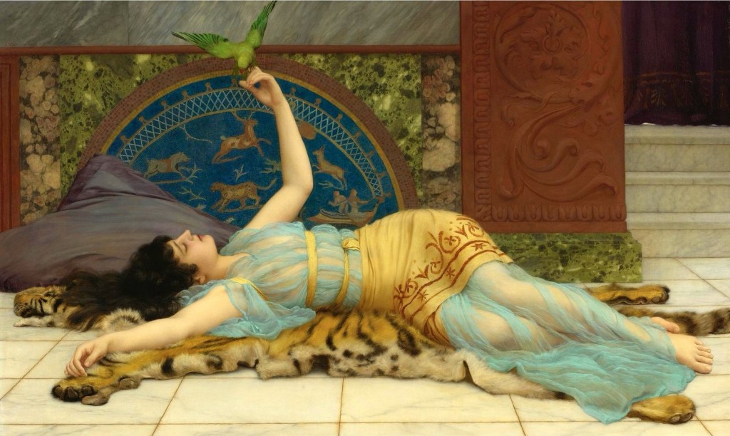 John William Godward - Dolce Far Niente (1897)