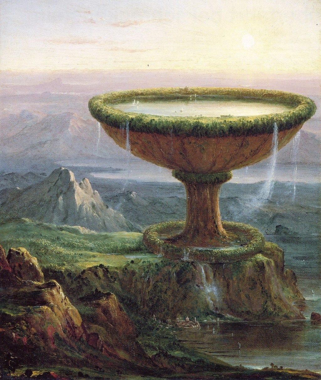 The Titan’s Goblet (1833) by Thomas Cole