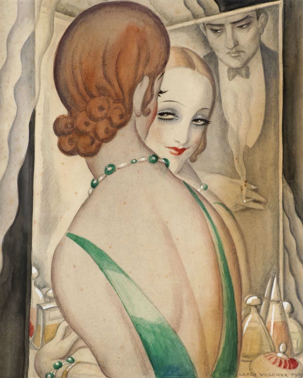 At the Mirror, Gerda Wegener