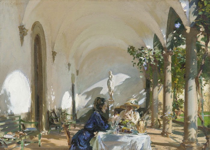 Breakfast In The Loggia by John Singer Sargent