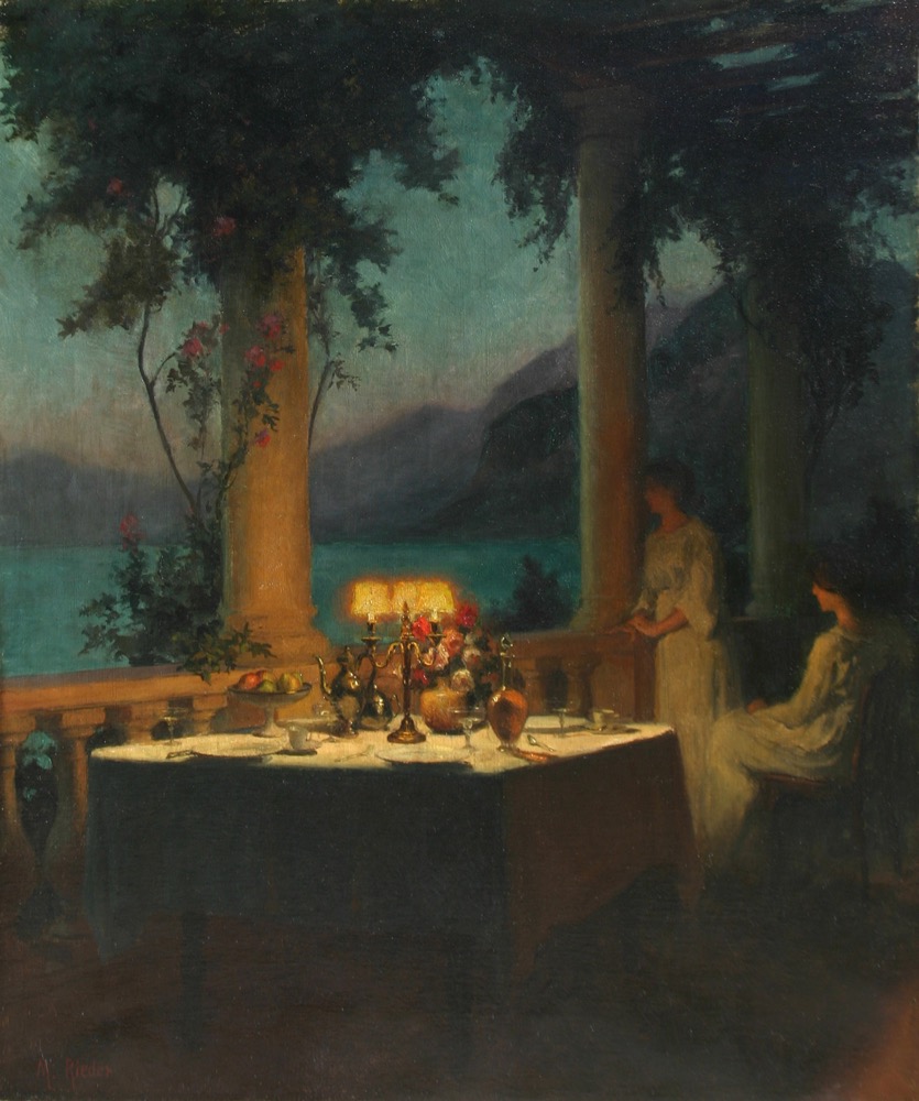 Rêverie au bord du lac d'Annecy, Marcel Rieder